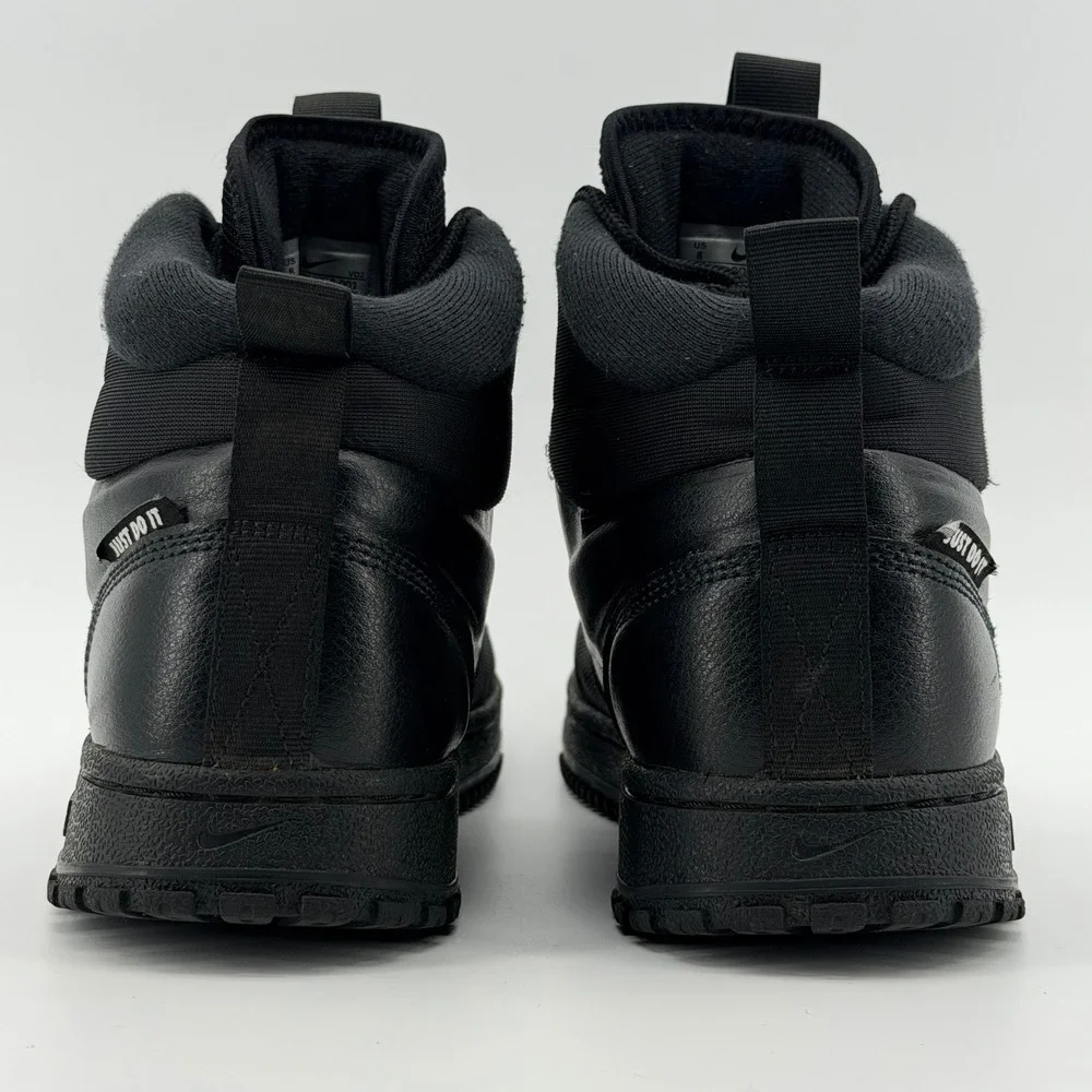 Nike Path WNTR Winter Boots Triple Black Men's Size 8 Waterproof (BQ4223-001)